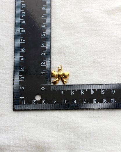 17mm Bow PVD Charm, CH422