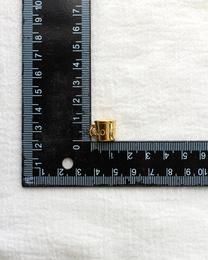 15mm Coffee Mug PVD / Stainless Steel Charm, CH419
