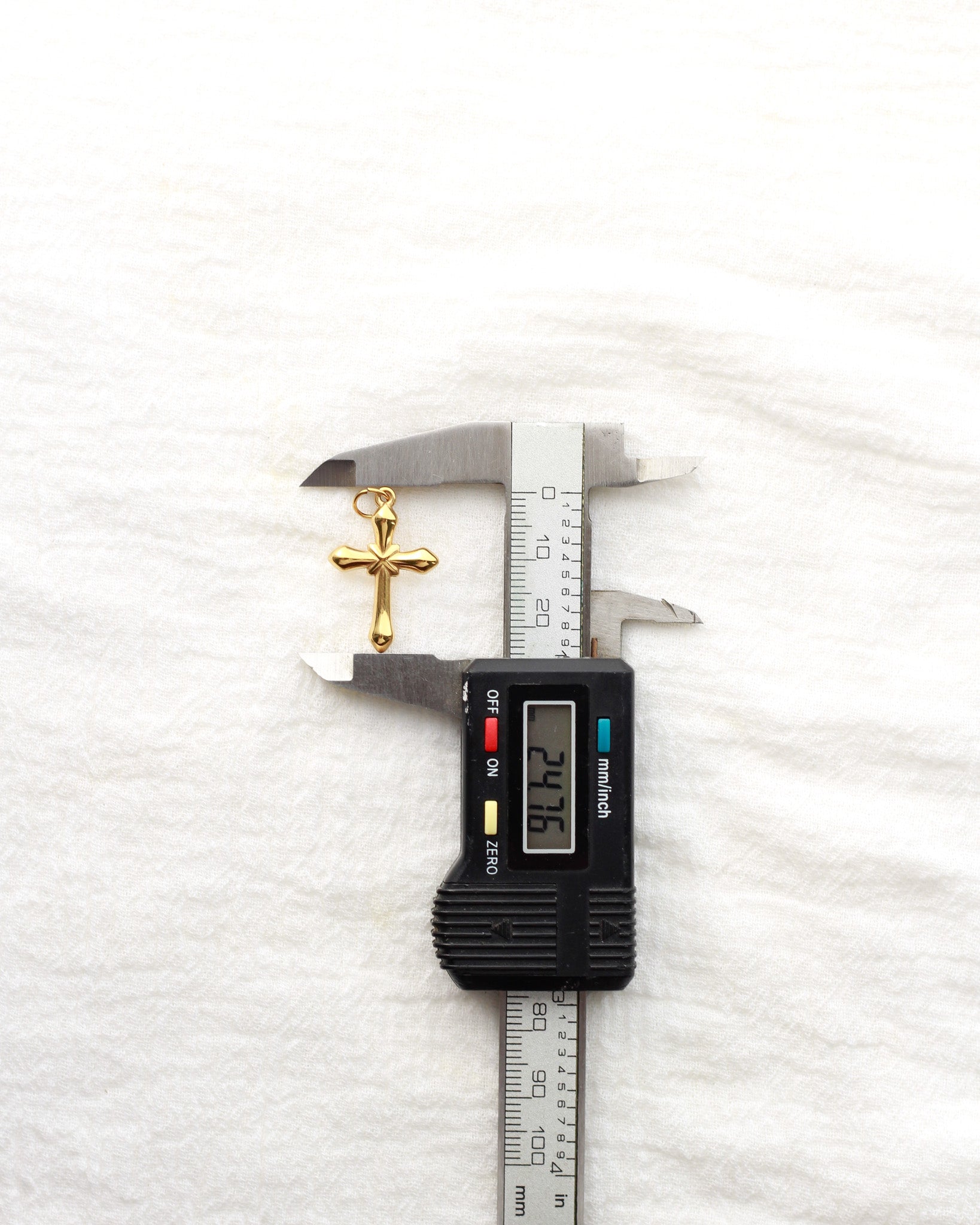 24mm X Cross PVD Charm, CH423