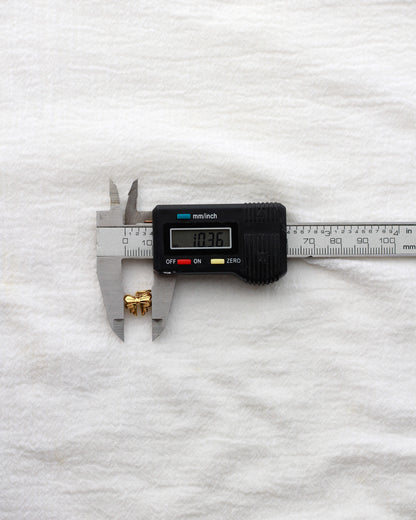 9mm Mini Bow PVD Charm, CH421