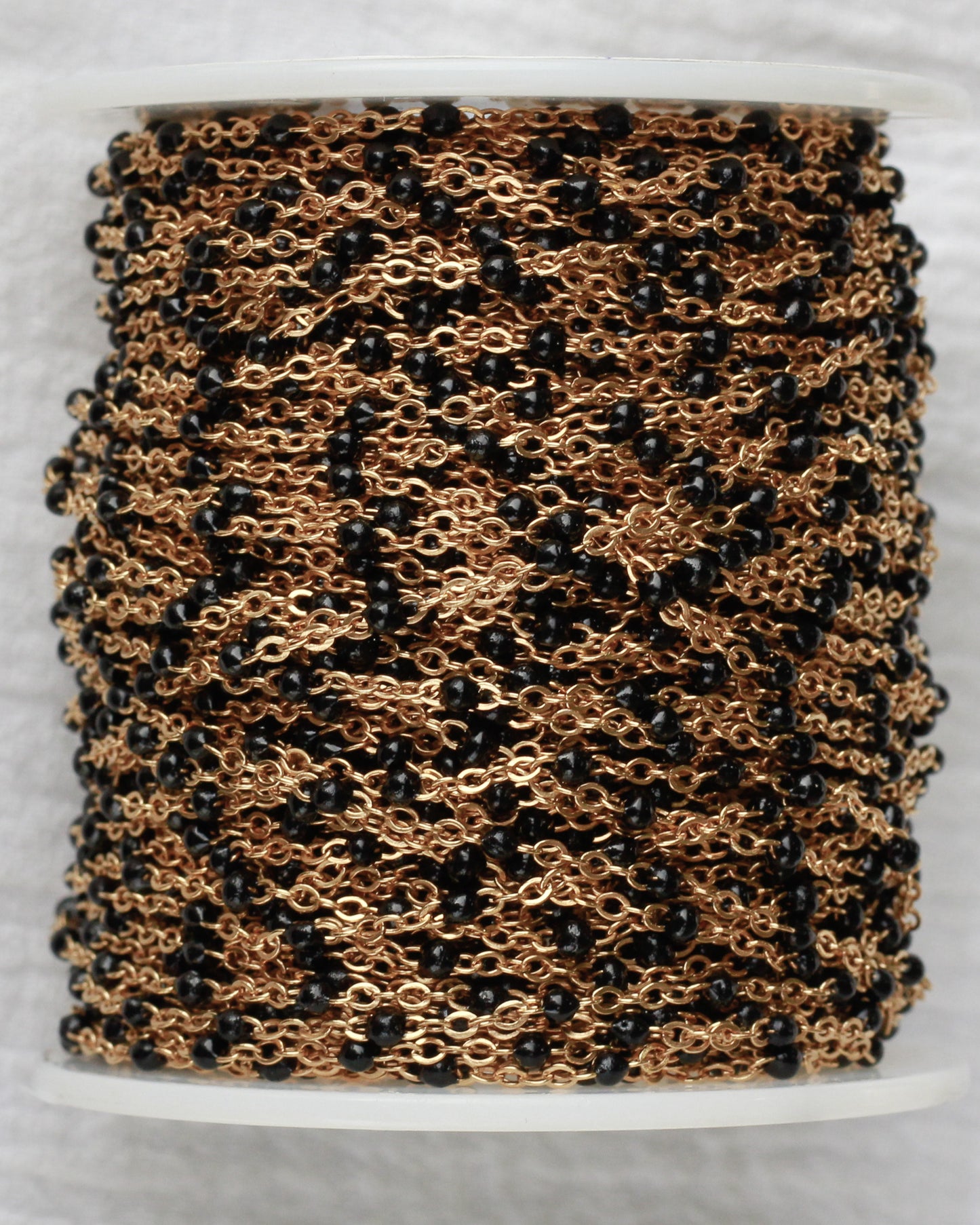 1.7mm Flat Cable Chain with Black Dots, G75, S75