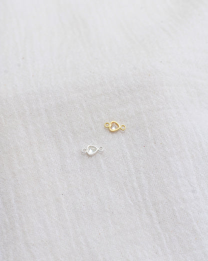3mm Vertical Heart Bezel Connector Vertical, CN338