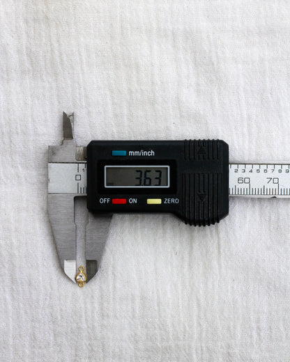 3mm Vertical Heart Bezel Connector Vertical, CN338