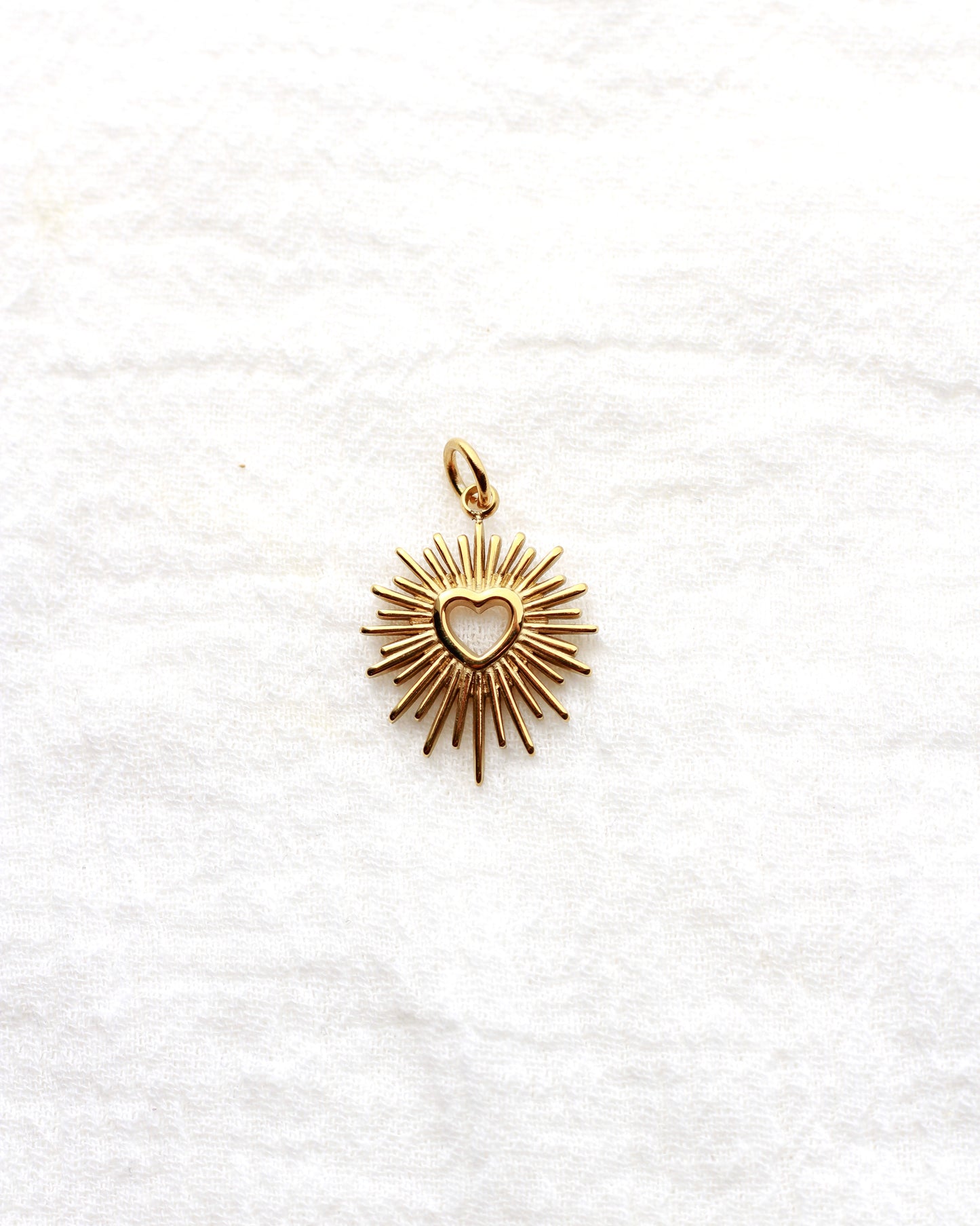 23mm Bursting Heart PVD Charm, CH427