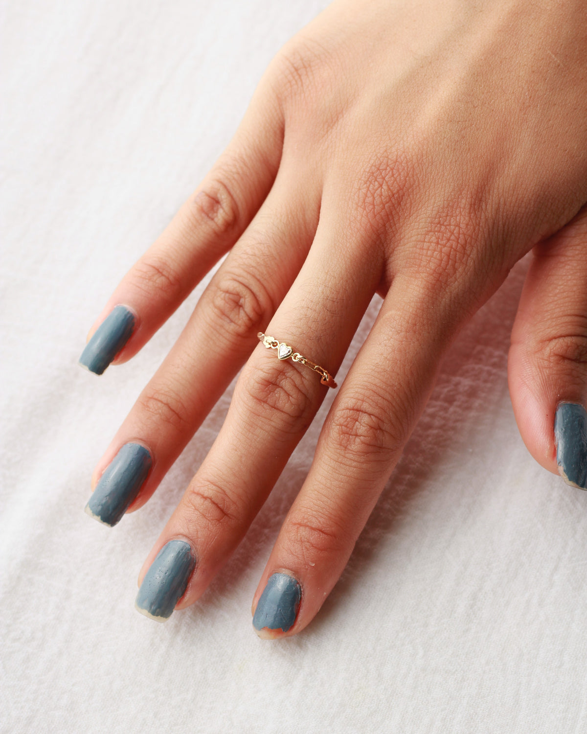 1.4mm Sparkly PJ Cuff Ring, R73