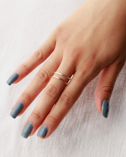 1.3mm Smooth PJ Cuff Ring, R74