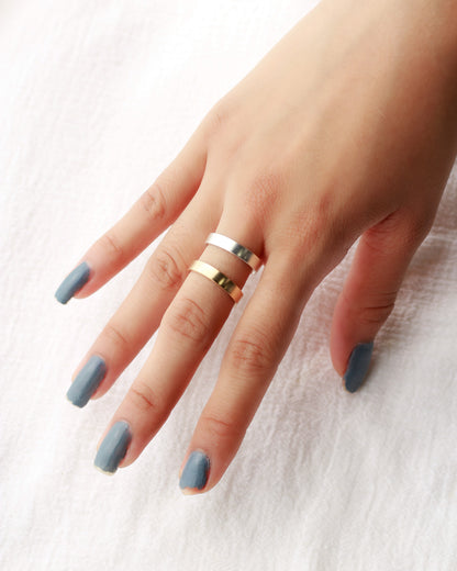 4mm Flat PJ Cuff Ring, R71