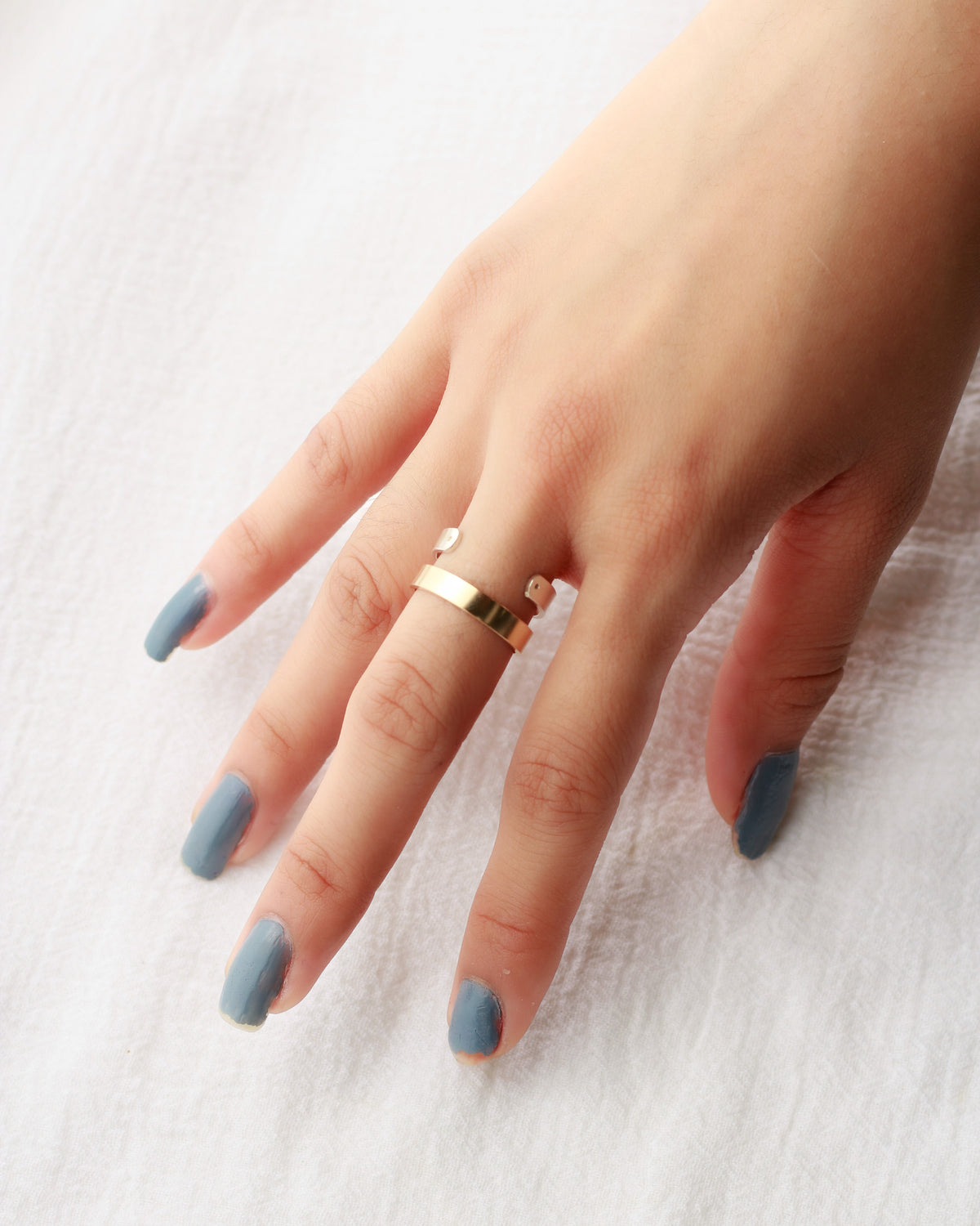 3mm Flat PJ Cuff Ring, R75