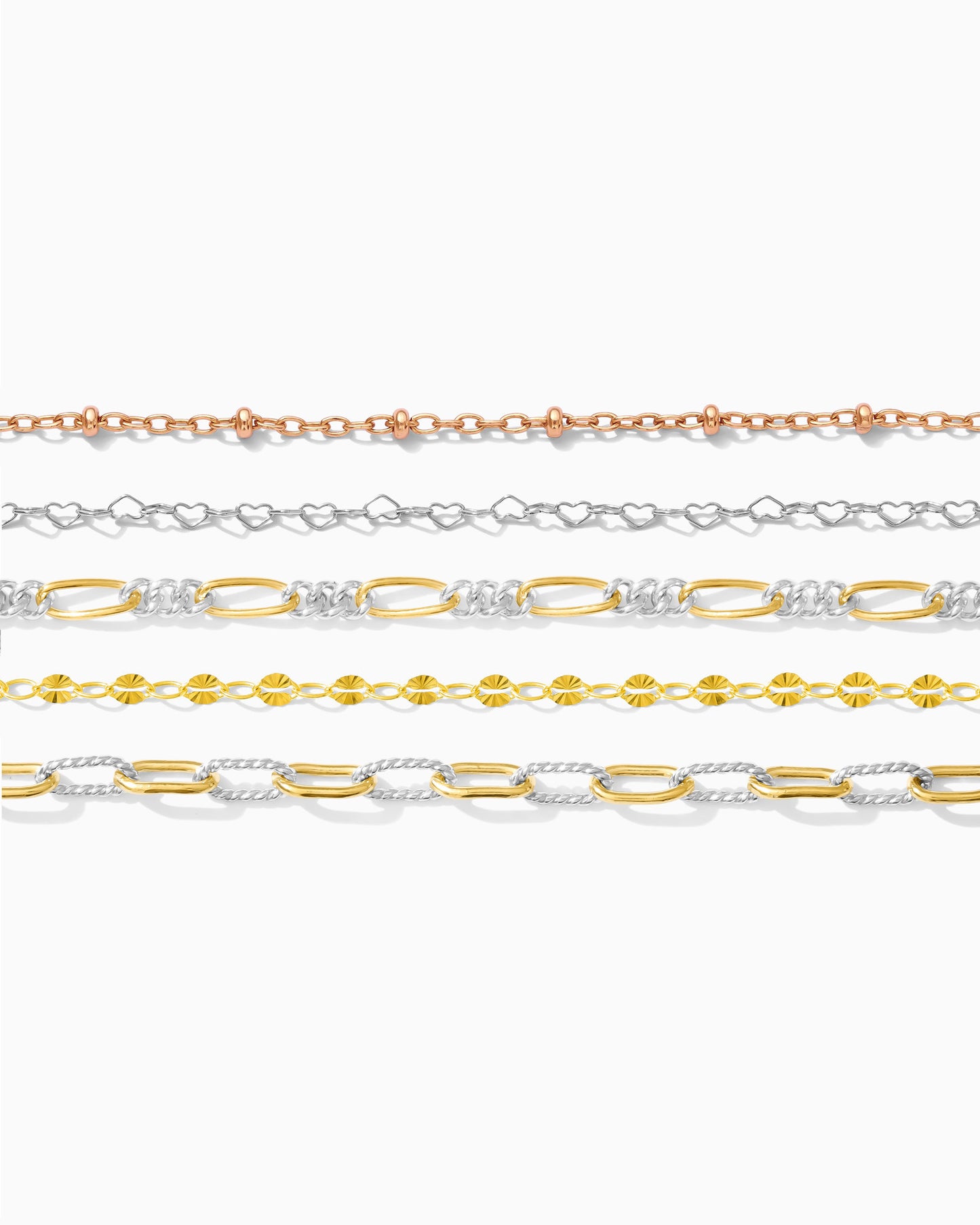 Mixed Metal Mystery Chain Pack