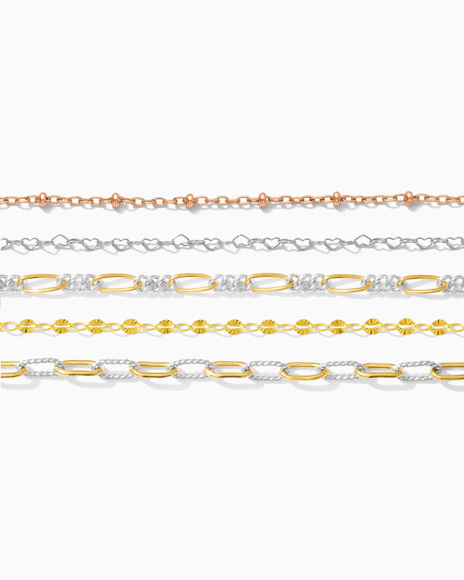 Mixed Metal Mystery Chain Pack