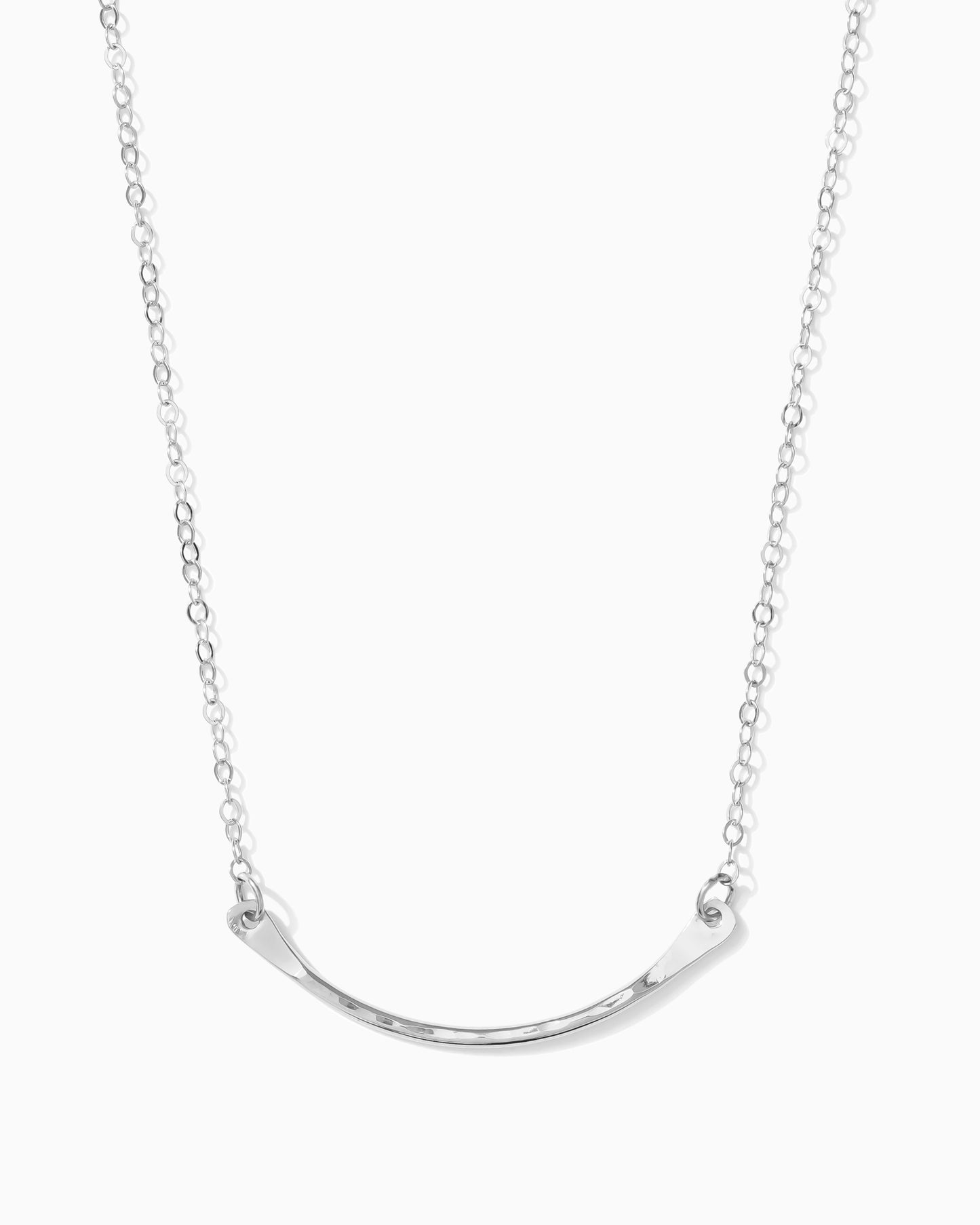 16" Hammered Arc Necklace, N92