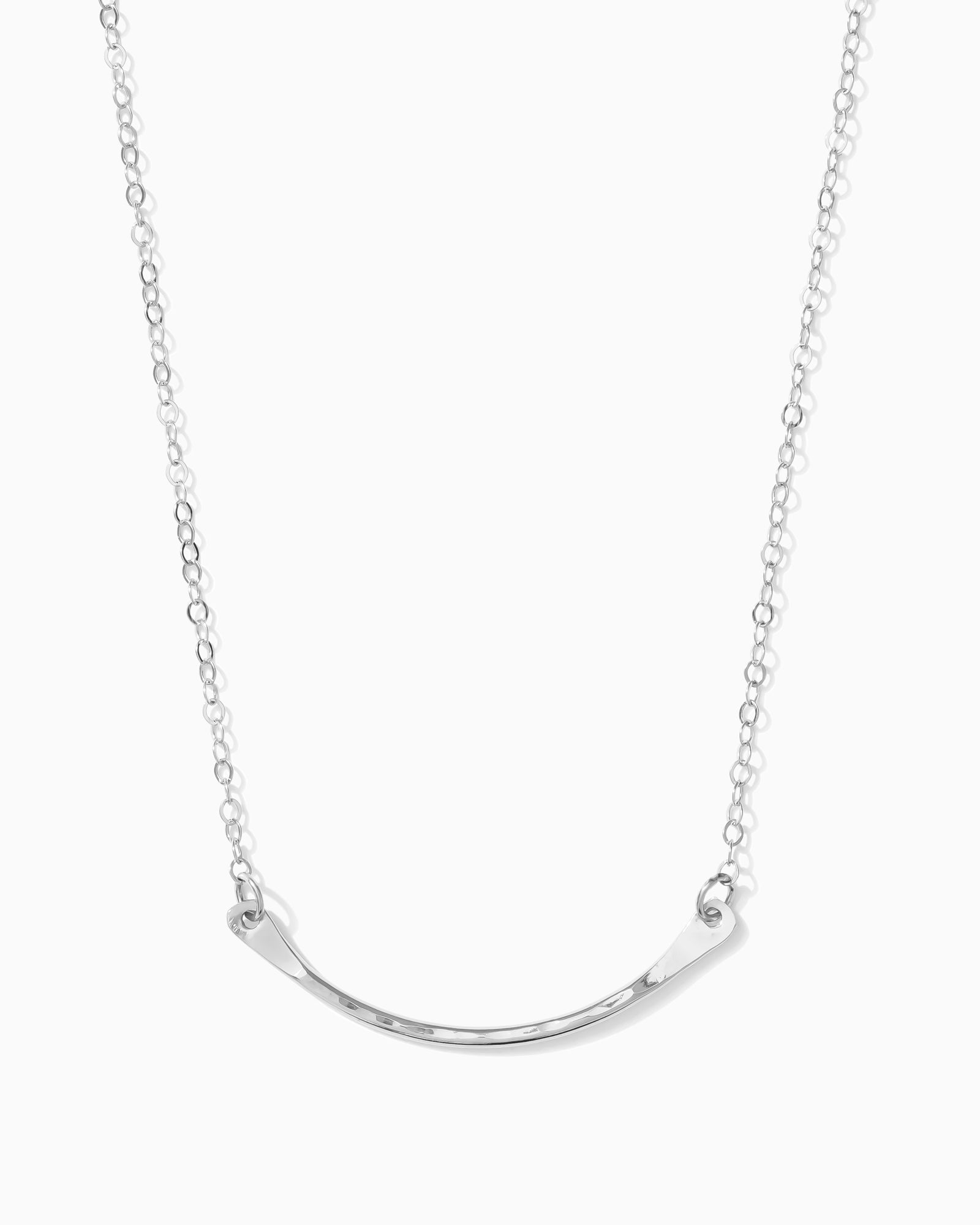 16" Hammered Arc Necklace, N92