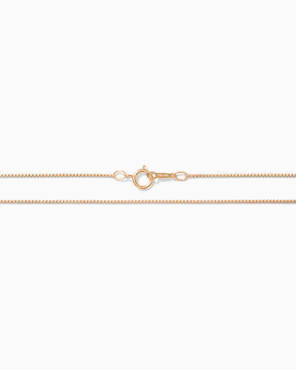 Rose Gold Box Chain, NC02