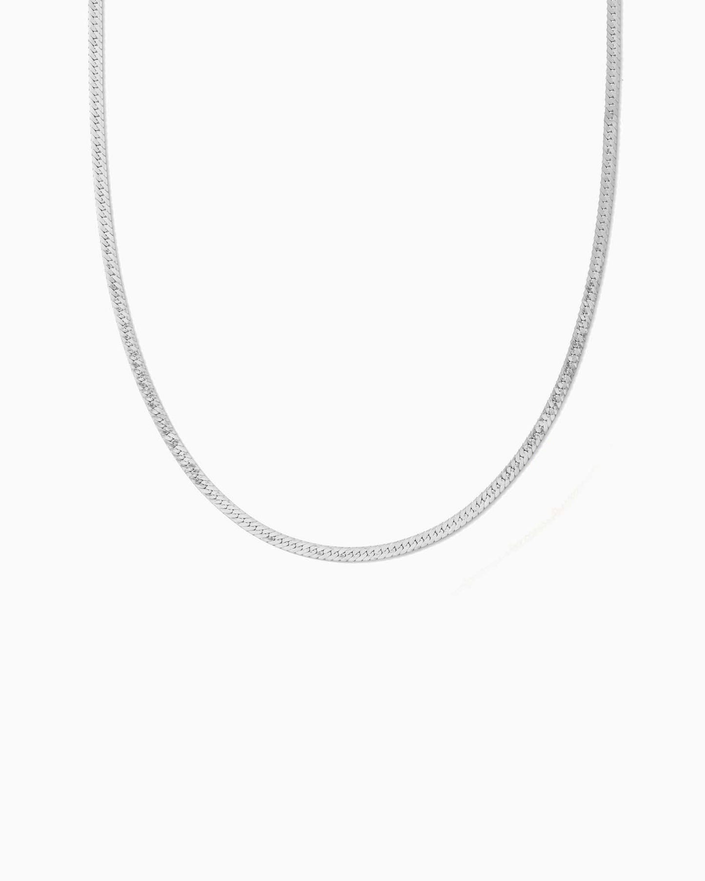 silver necklace