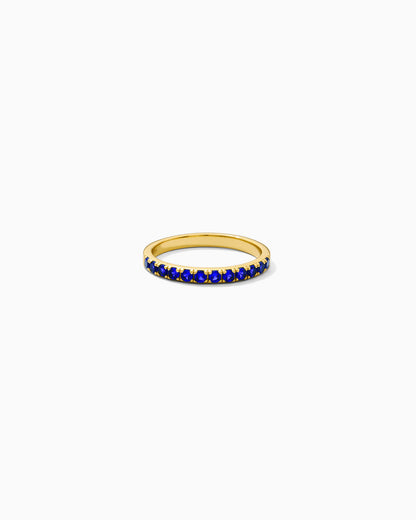 September Birthstone Ring – Spinel Blue, R66