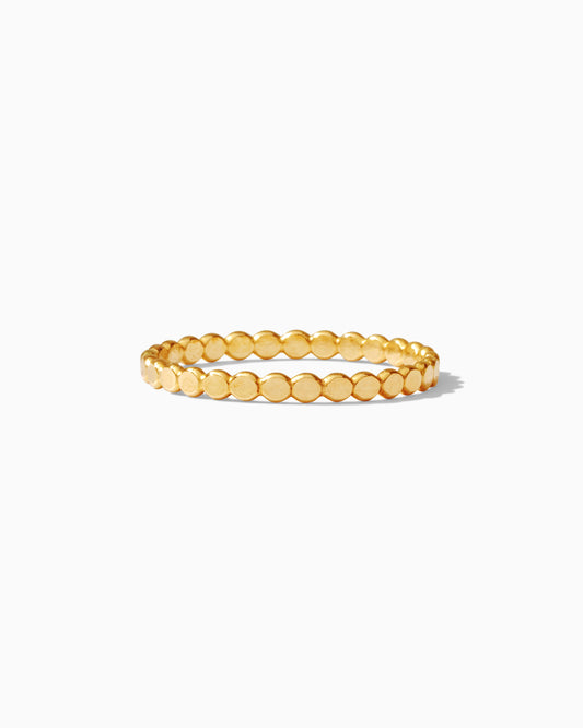 Beaded Flat Stacking Rings, R17