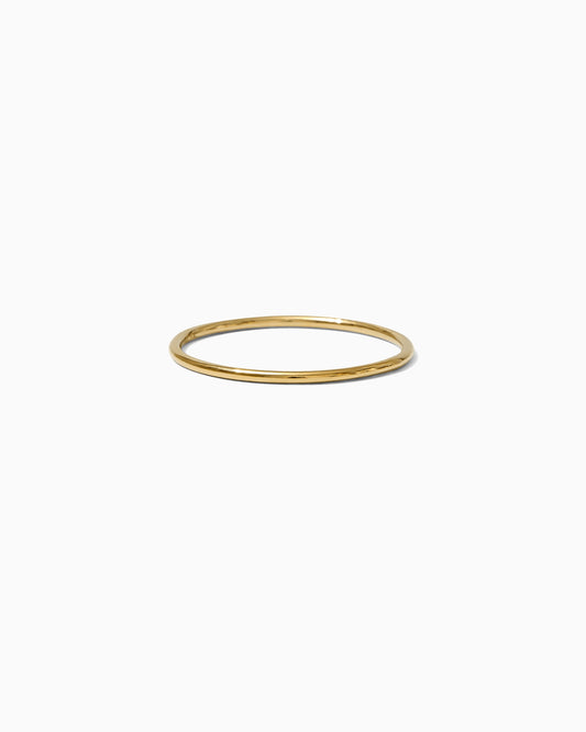 Smooth Thin Stacking Ring, R18