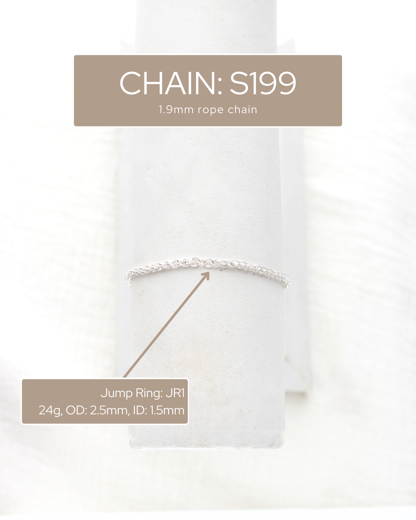 1.9mm Rope Chain, S199