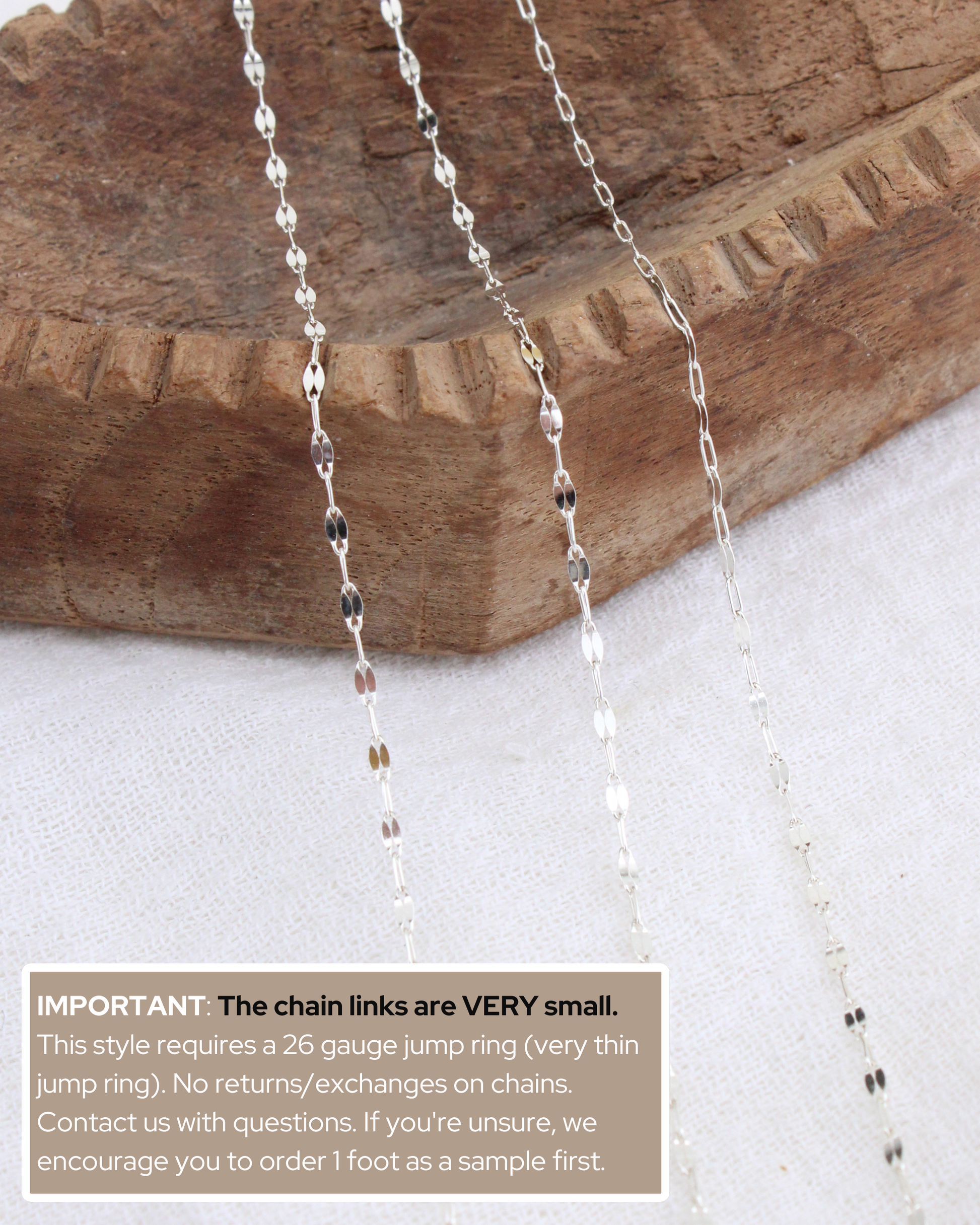 1.3mm Dapped Chain, S258
