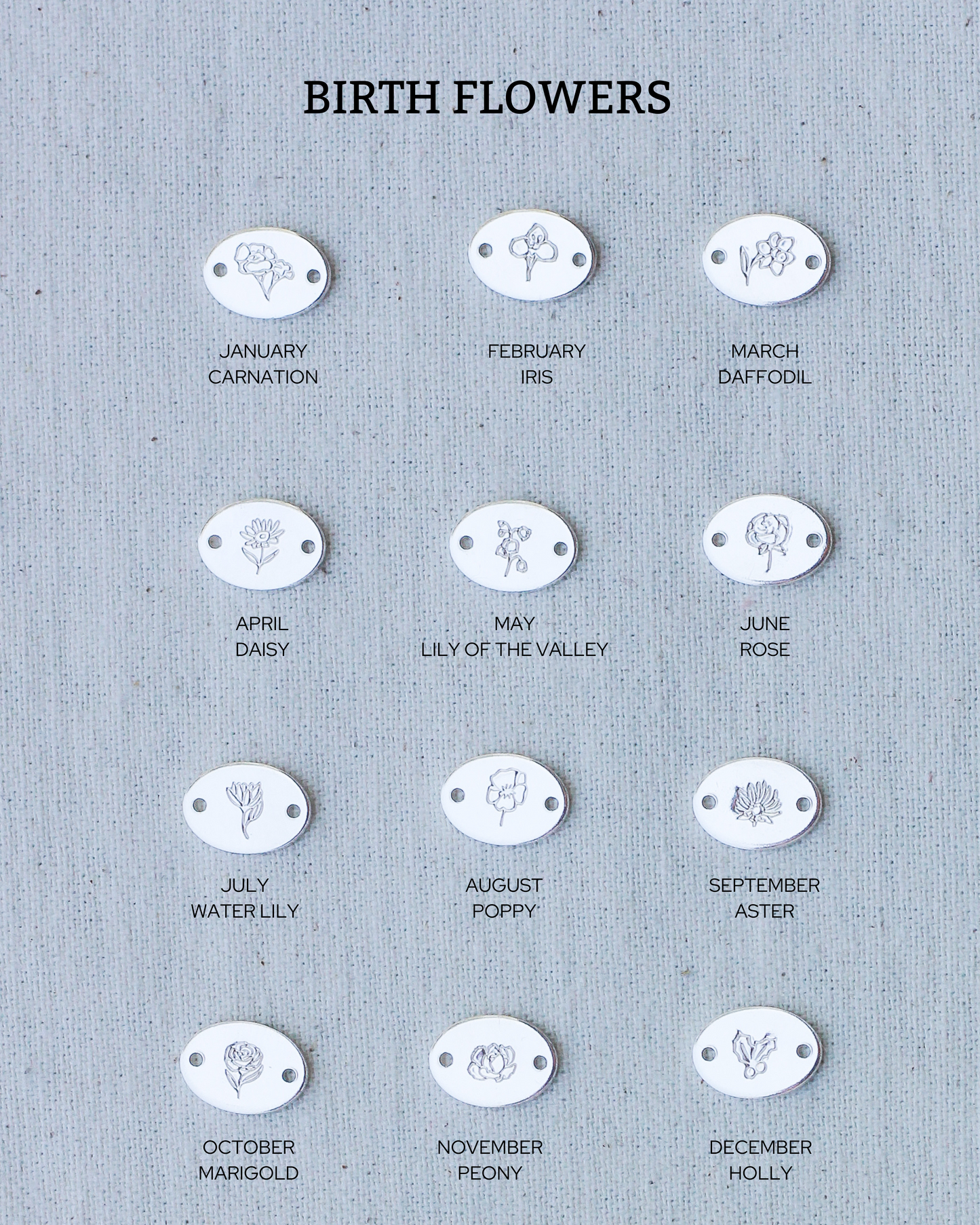 Birth Flower Connector, CN01