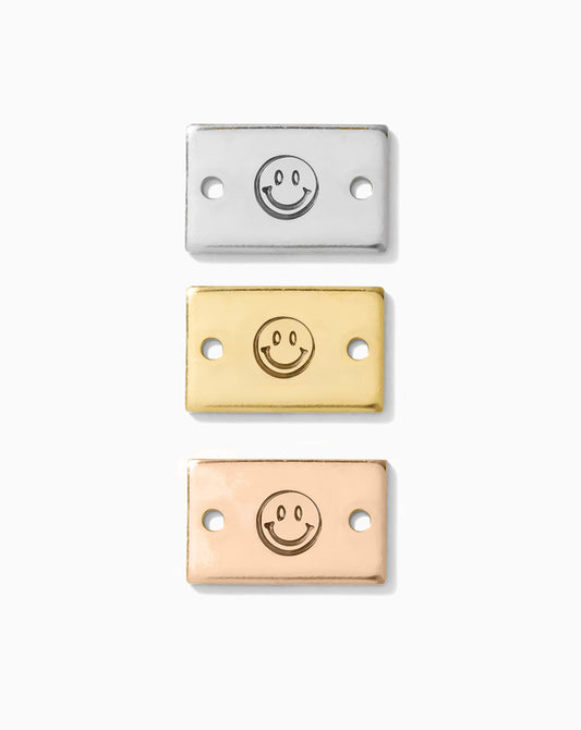 Smiley Face Mini Bar Connector, SCN508