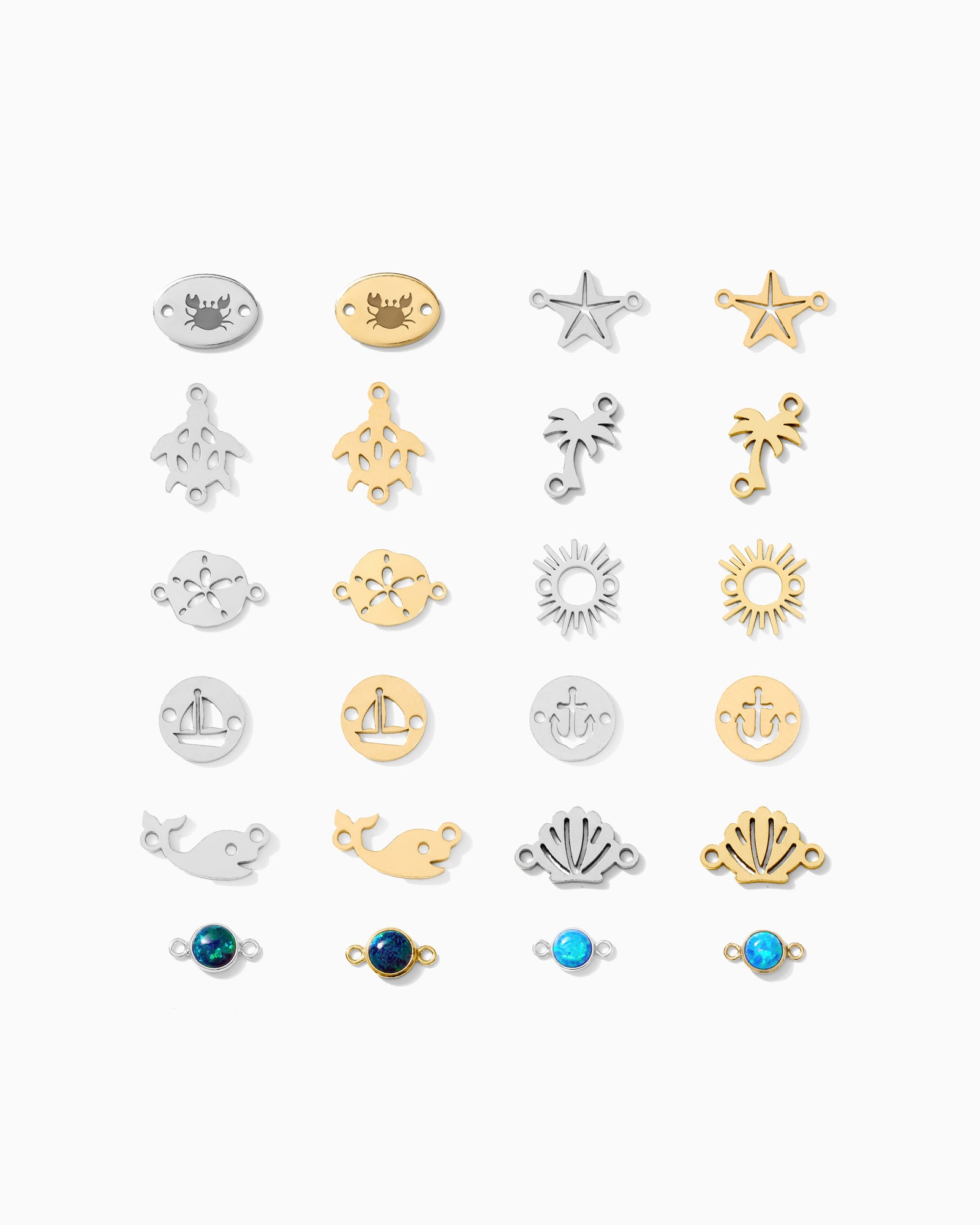 Summer Connector Pack - Silver & Gold
