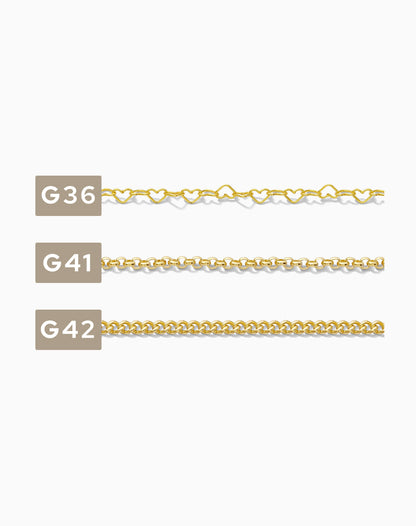 Footage Chain Sample Card for G1-G42, CSP200-1
