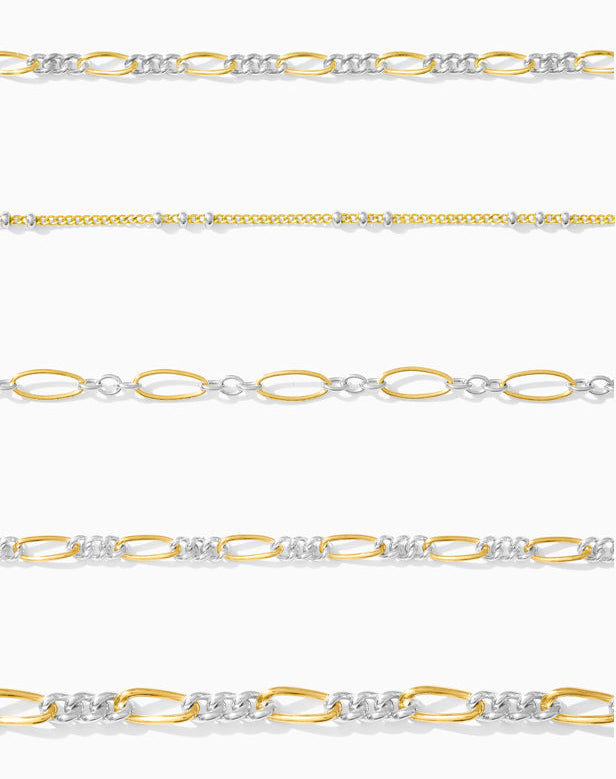 Mixed Metal Mystery Chain Pack