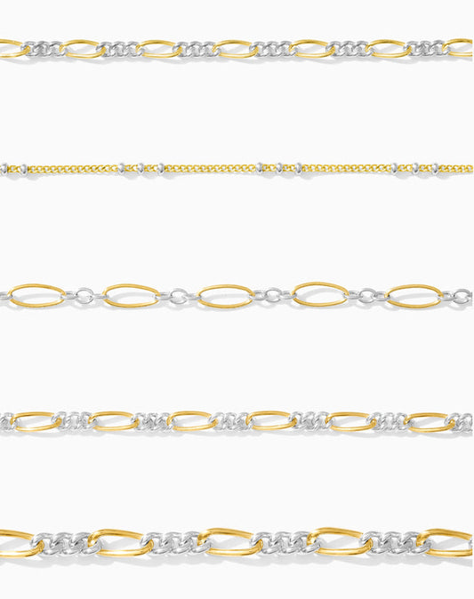 Mixed Metal Mystery Chain Pack