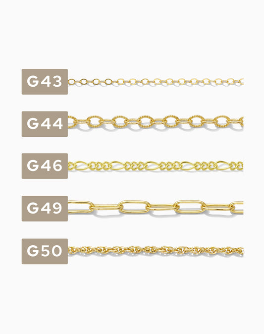 2 inch chain sample for G43-G77, CSP200-2