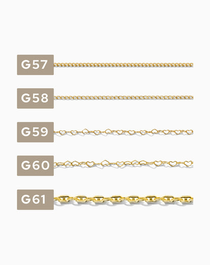 2 inch chain sample for G43-G77, CSP200-2