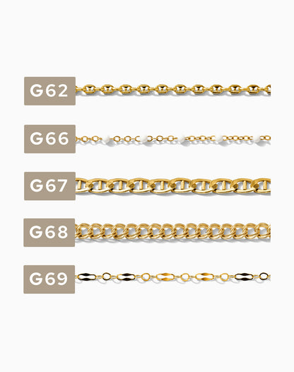 2 inch chain sample for G43-G77, CSP200-2