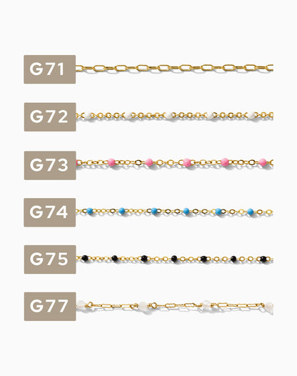 2 inch chain sample for G43-G77, CSP200-2