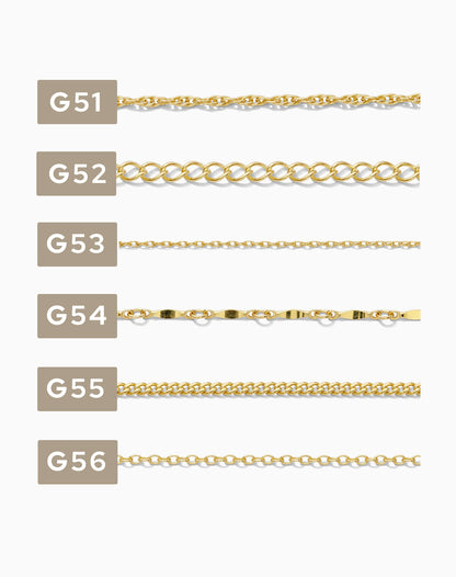 2 inch chain sample for G43-G77, CSP200-2