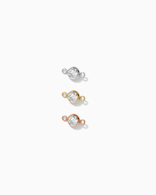 4mm Clear CZ Connector, CN04