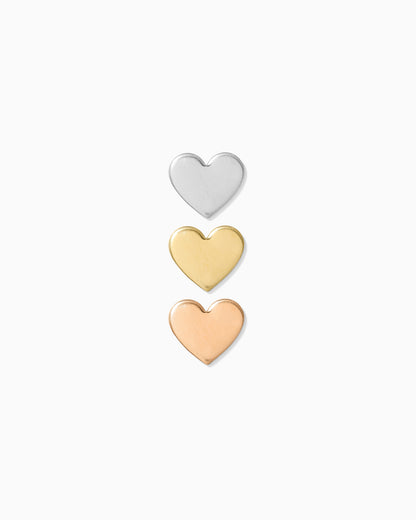 10x11mm Heart Blank, B23