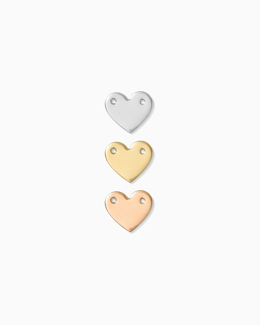 Heart Necklace Connector, B34, B70, B71