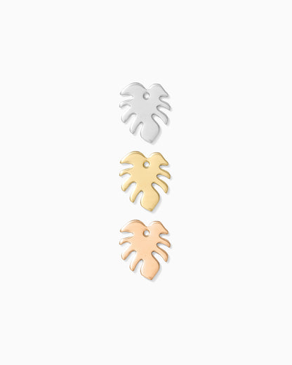 Monstera Leaf Charm, B65