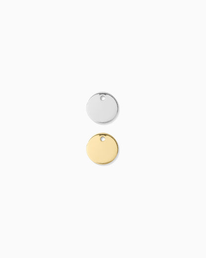 9.5mm Circle Disc Blank with One Hole, B68