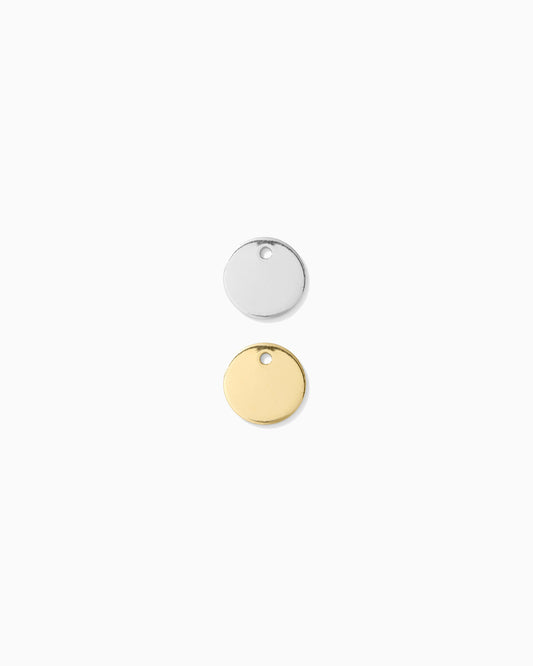 9.5mm Circle Disc Blank with One Hole, B68