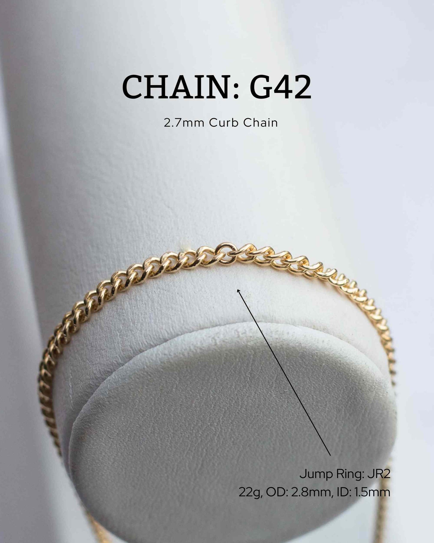 2.7mm Curb Chain, G42, S42