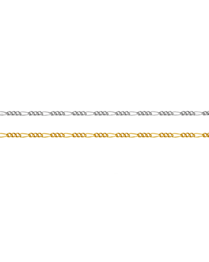 1.5mm Figaro Chain, S13, G13