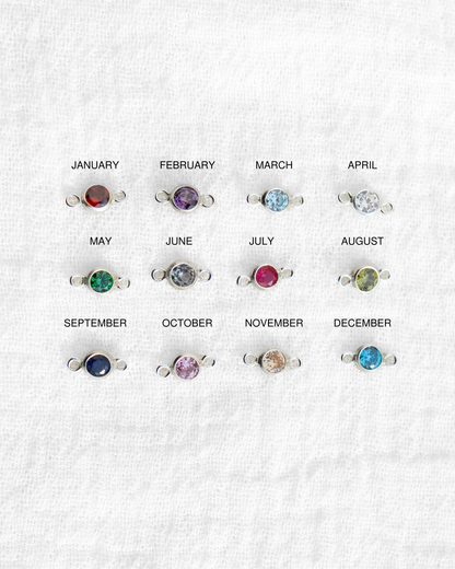 3mm Birthstone Connector, CN115