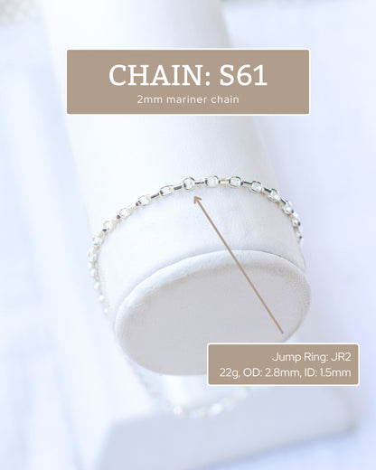 2mm Mariner Chain, S61, G61