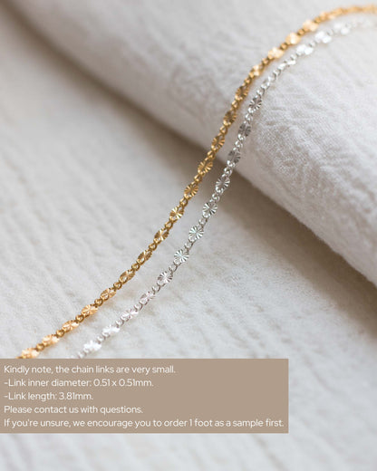2.1mm Patterned Long & Short Chain, G28, S28