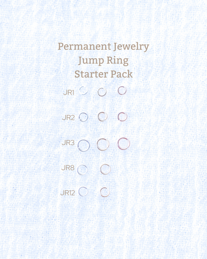 Jump Ring Starter Pack - Sterling Silver, JRBP-SS
