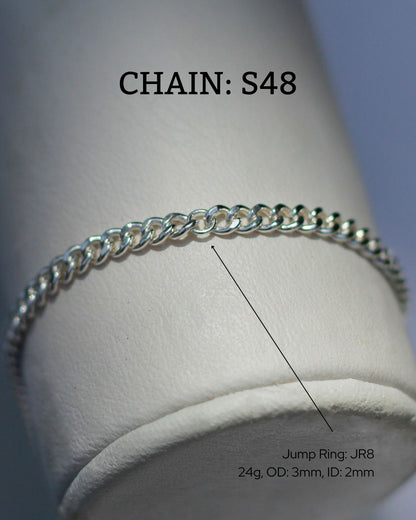 3.1mm Curb Chain, S48
