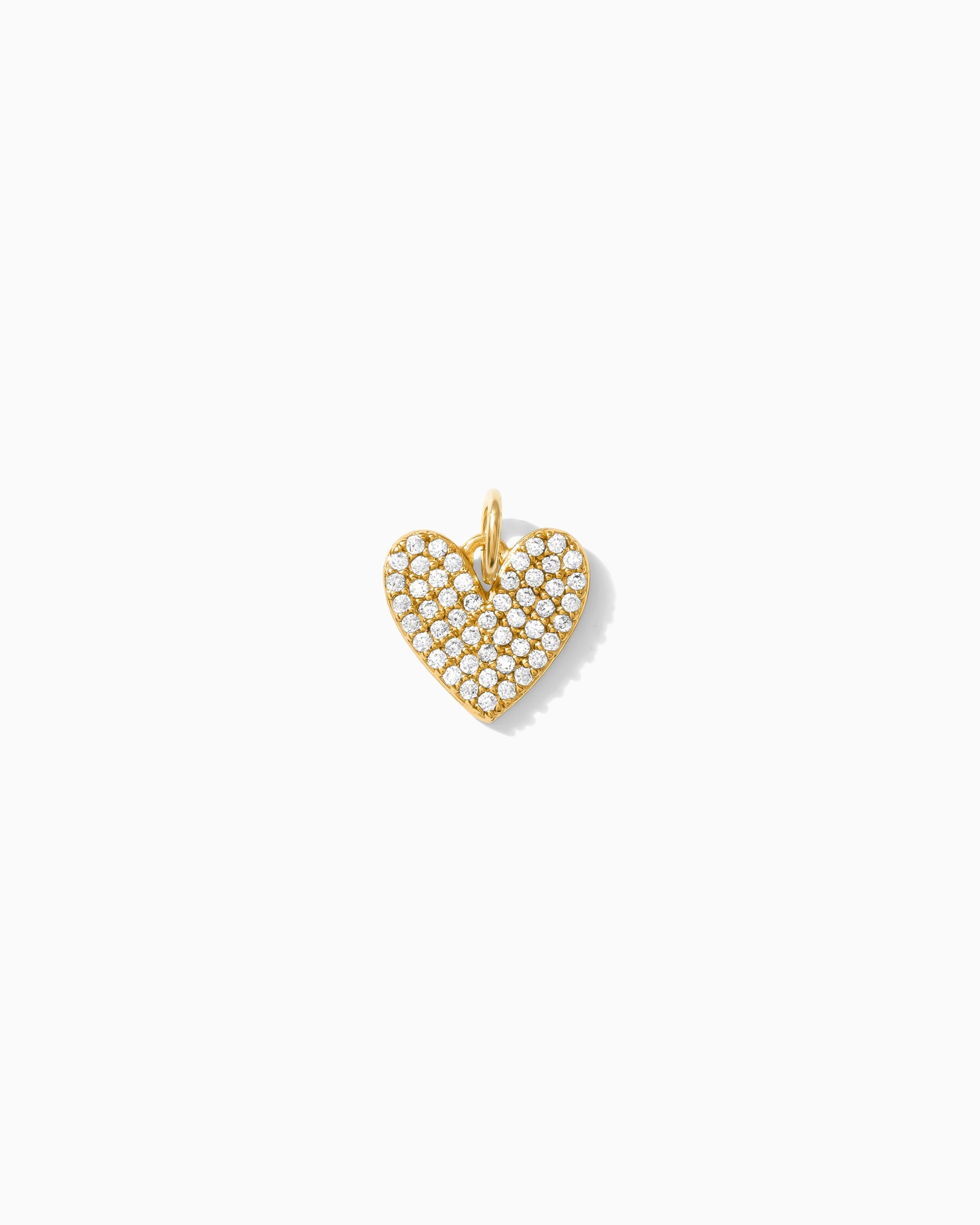 Pave CZ Heart Charm, CH101