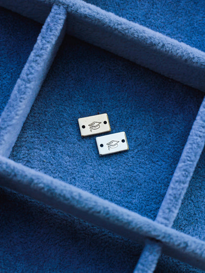 Graduation Cap Mini Bar Connector, SCN508