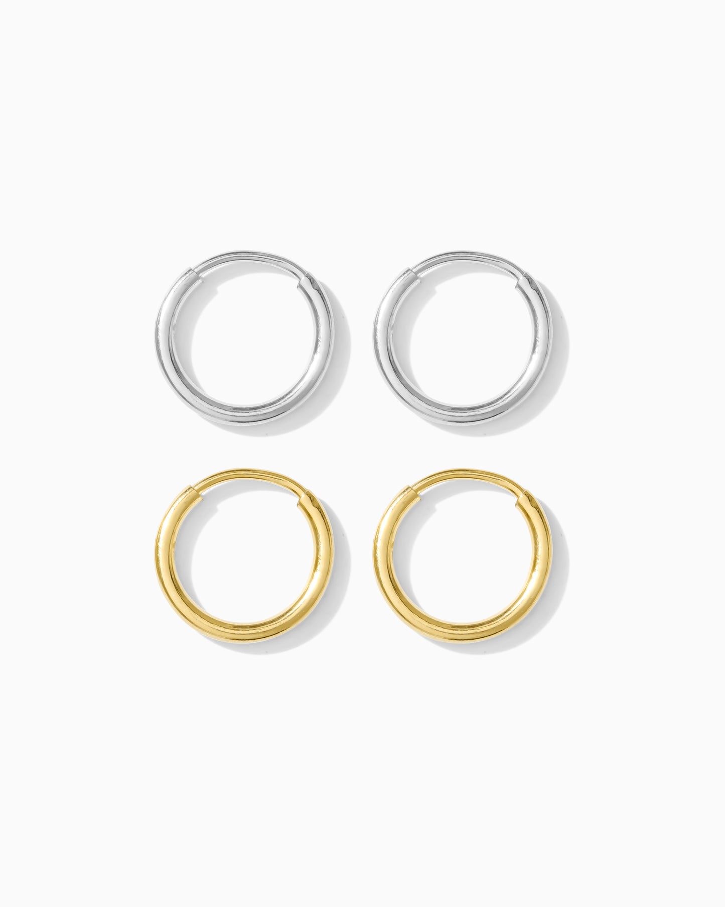 10mm Endless Hoop Earrings, E65